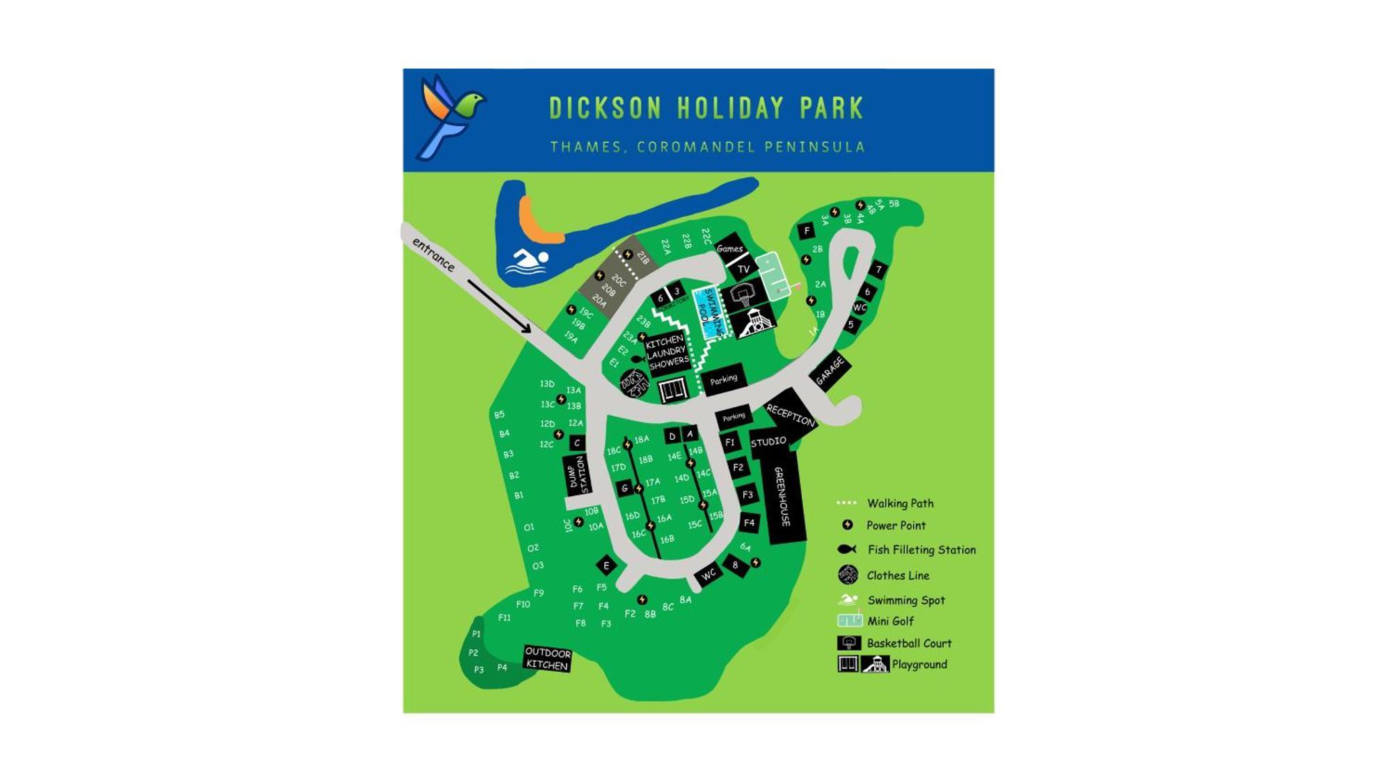 Dickson Holiday Park Thames Eksteriør billede